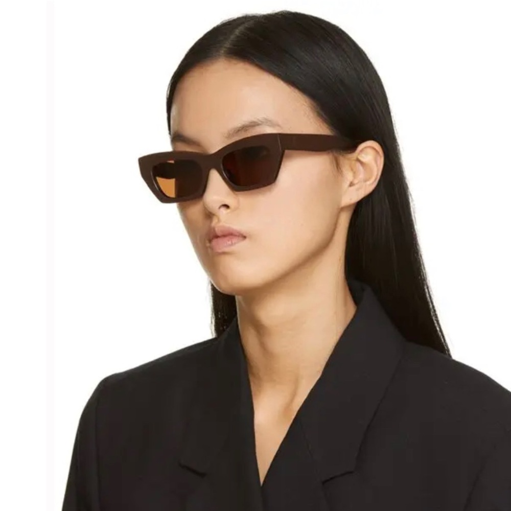 ANINE BING Sonoma Sunglasses in Brown NWT - Picture 2 of 9